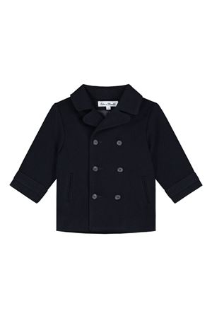 Navy blue wool blend coat TARTINE ET CHOCOLAT KIDS | TZ4403104